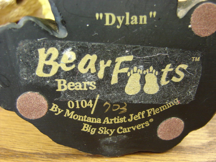 Big Sky Carvers Bearfoots Bears Jeff Fleming Dylan Black Bear in Tree Stump, Moose-R-Us.Com Log Cabin Decor