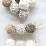 Set/3 Real Seashell Orb Sphere Seashore Nautical Decor Tropical Coastal Decorating - Image 4