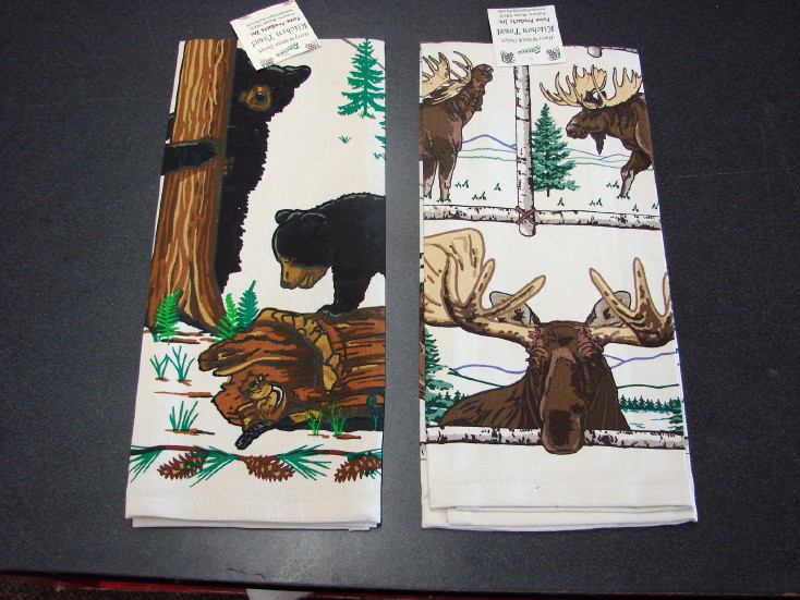 Moose and Camper Tea Towel Set