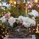 Twig Moss Pinecone Container Orb Vase Rustic Wedding Table Centerpiece - Image 6