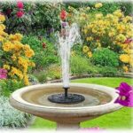 Floating Solar Water Feature Fountain Pump No Battery No Electricity Needed