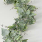 Artificial 6 Foot Long Grape Ivy Leaf Garland Realistic Vine with Twigs