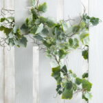 Artificial 6 Foot Long Grape Ivy Leaf Garland Realistic Vine with Twigs - Image 2
