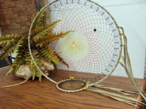 Authentic Native American Indian Dreamcatcher Upright Dream Catcher