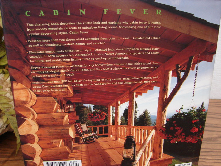 Cabin Fever Rustic Style Comes Home Rachel Carley Hardcover Book Nice!, Moose-R-Us.Com Log Cabin Decor
