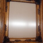 Two 16 x 11 Elaborate Oak Picture Frame Non-glare Glass Matching Frames - Image 4