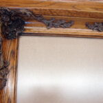 Two 16 x 11 Elaborate Oak Picture Frame Non-glare Glass Matching Frames - Image 3