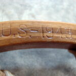 Bear Paw Rare Rawhide Wood Fahlin WWII US Army 1943 Snowshoes 10th Mountain Division - Image 2