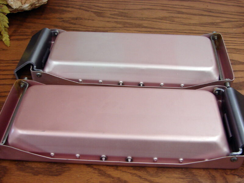 Pink Rose Color Vintage Frigidaire Ice Cube Tray MCM Heavy Duty Aluminum, Moose-R-Us.Com Log Cabin Decor