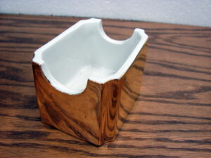 Vintage Hall China Golden Glo Real 22k Gold Restaurant Sugar Packet Holder