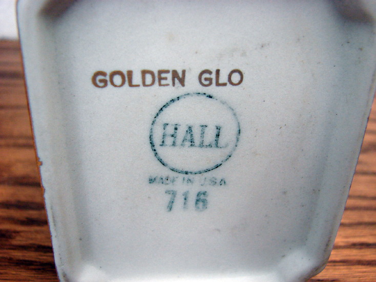 Vintage Hall China Golden Glo Real 22k Gold Restaurant Sugar Packet Holder - Image 2