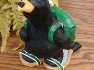 Big Sky Carvers Bearfoots Bears Jeff Fleming Hugh Snowshoe Bear Backpack