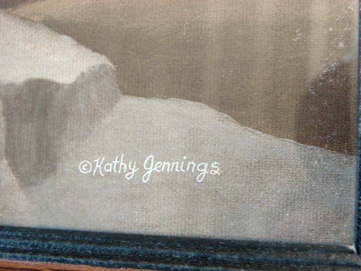 Framed Matted Kathy Jennings Moose in Mist and Bear in Mist Pictures, Moose-R-Us.Com Log Cabin Decor