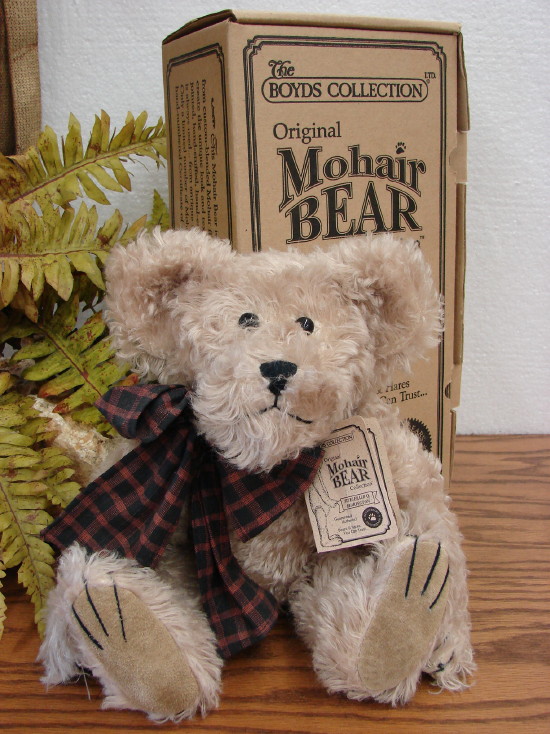 Boyd Bears Jointed Retired NIB Mohair Tags Boxes Limited Edition Collectible, Moose-R-Us.Com Log Cabin Decor