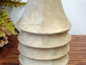 Faux Leather Lined Chandelier Shades Set/5