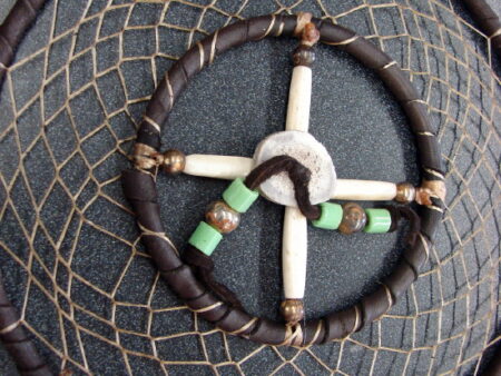 Authentic Native American Indian Navajo Dreamcatcher Medicine Wheel Circle of Life