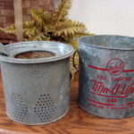 Vintage Galvanized 480 Tin Frabill's Full Floating Min-O-Life Minnow Bucket Complete - Image 4
