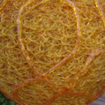 Vintage Retro 1970's Spaghetti Globe Lucite Swag Hanging Lamp MCM - Image 2