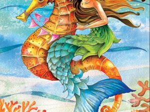 Double Sided Decorative Flag Porch Garden Decor Mermaid Seahorse
