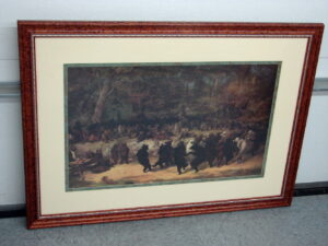 Large The Bear Dance by William Holbrook Mottled Matted Framed Picture