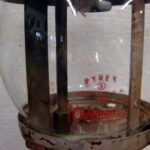 Vintage 1959 Coleman 200A Red Single Mantle Camping Lantern Complete PYREX Globe 05/59 - Image 4