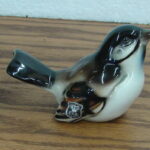Porcelain Austria Sparrow China Birds Set of Three E&R