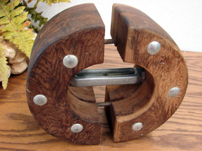 Vintage Wood Cowboy Hat Stretcher Unique, Moose-R-Us.Com Log Cabin Decor