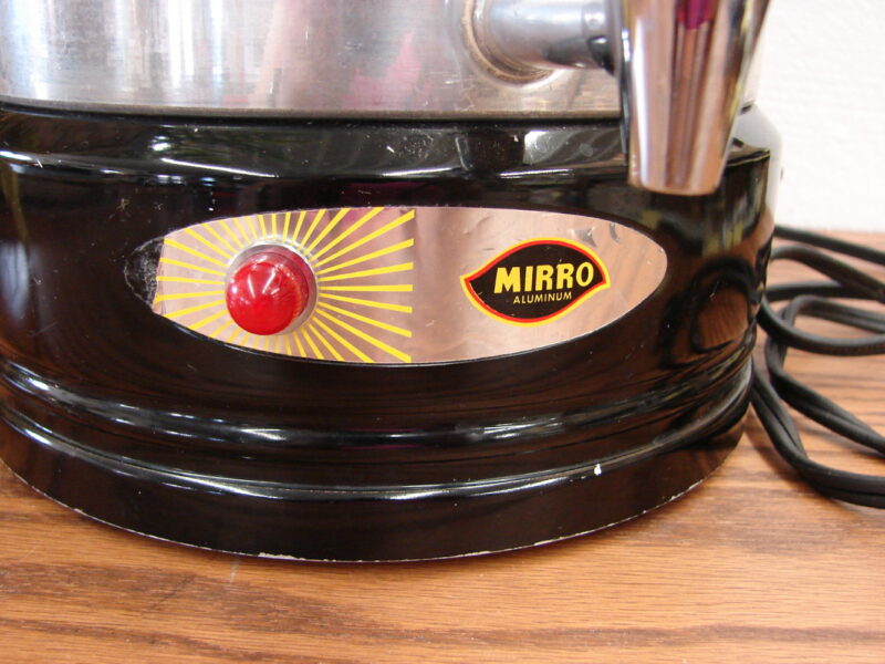 Vintage MIRRO-MATIC 10-35 Cup Automatic Electric Coffee Percolator Large Potluck, Moose-R-Us.Com Log Cabin Decor
