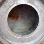 Vintage Galvanized Old Pal Blue Graphics Non Floating 8 Qt Minnow Bait Bucket - Image 4