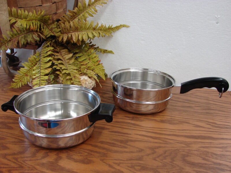 Saladmaster Tri-Clad Stainless Steel Oil Coir Electric Skillet Vintage Cookware, Moose-R-Us.Com Log Cabin Decor