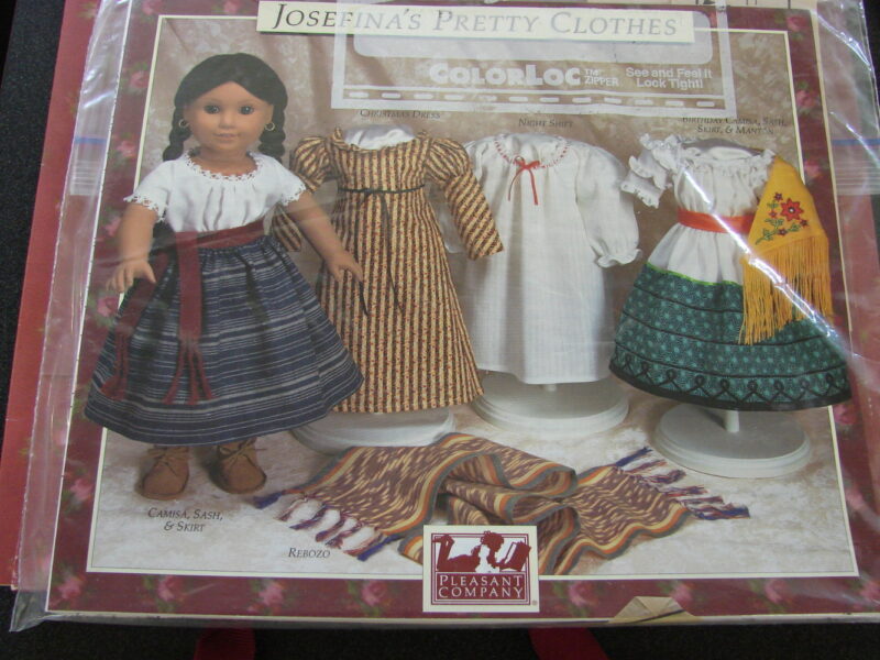 Pleasant Company American Girl Doll Dress Pattern 6 Dolls Patterns Envelopes Complete Set, Moose-R-Us.Com Log Cabin Decor