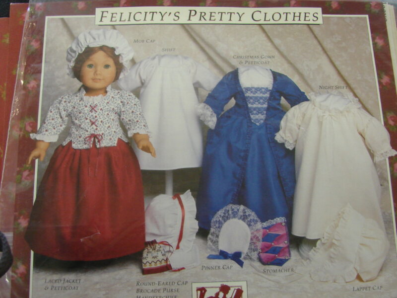 Pleasant Company American Girl Doll Dress Pattern 6 Dolls Patterns Envelopes Complete Set, Moose-R-Us.Com Log Cabin Decor