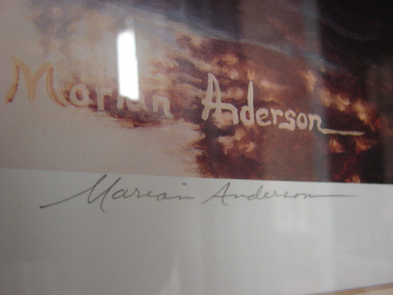 Marian Anderson Reflections Framed Matted Moose Signed Numbered Artwork, Moose-R-Us.Com Log Cabin Decor