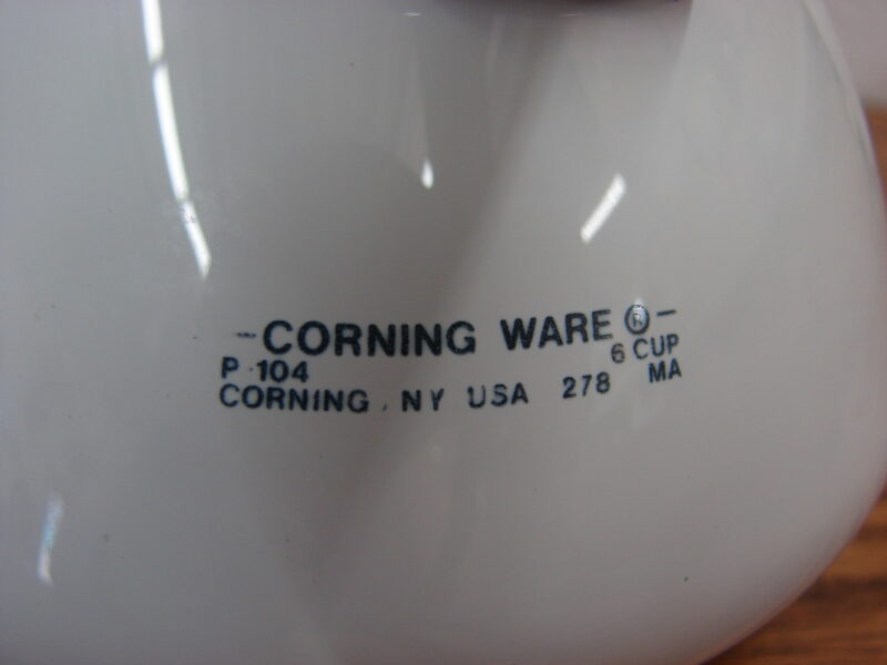 Vintage Corning Ware USA Wildflower Flowered Carafe with Metal Lid, Moose-R-Us.Com Log Cabin Decor