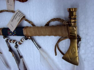 Authentic Native American Indian Navajo Ceremonial Peace Pipe, Moose-R-Us.Com Log Cabin Decor