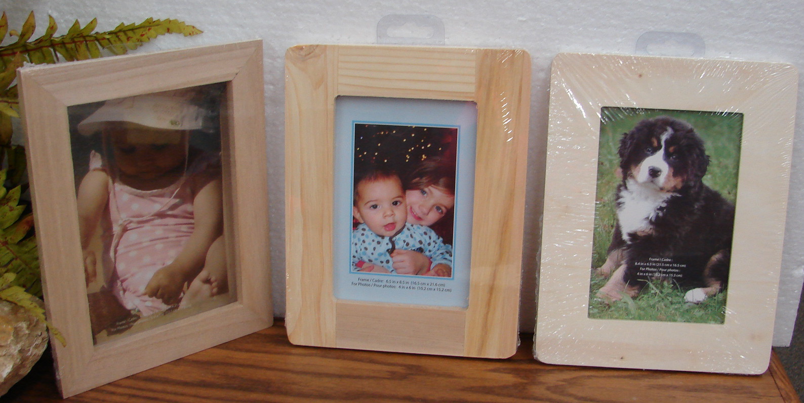 Unfinished Pine Wood Frame Shadowbox 4x6 5x7 Craft Frames -   Log Cabin Decor