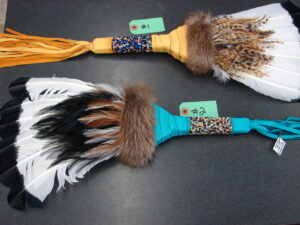 Deluxe Authentic Native American Muscogee Creek Indian Prayer Smudge Feather Fan