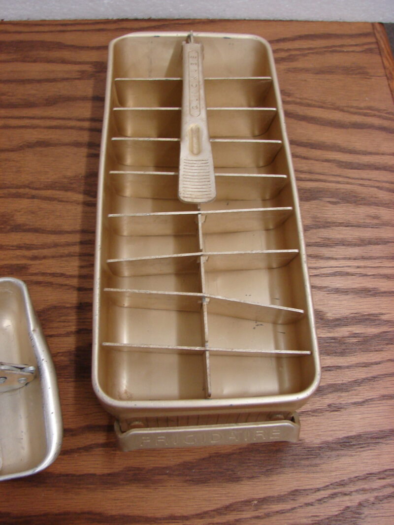 Assortment Vintage Frigidaire Quickube GE Ice Cube Tray Aluminum, Moose-R-Us.Com Log Cabin Decor