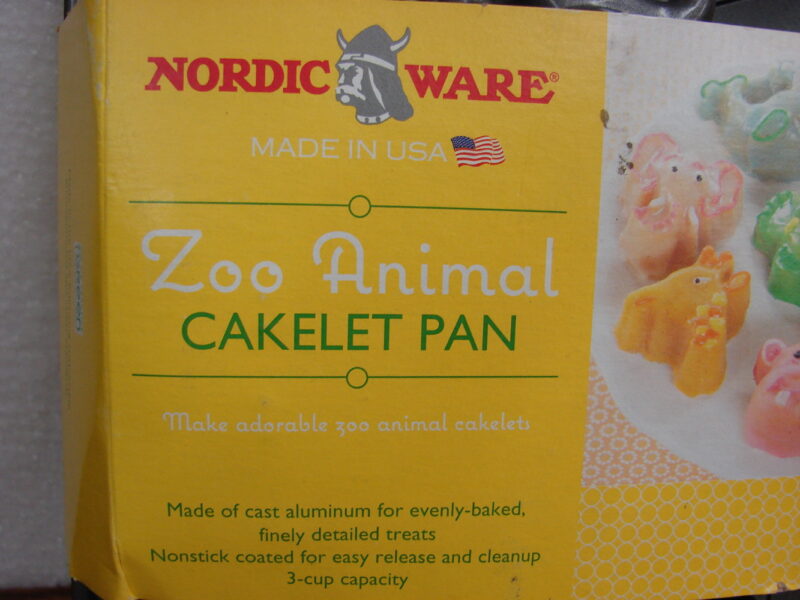 Scandinavian Nordic Ware Heavy Duty Zoo Friends Cakelet Mold Cake Pan, Moose-R-Us.Com Log Cabin Decor