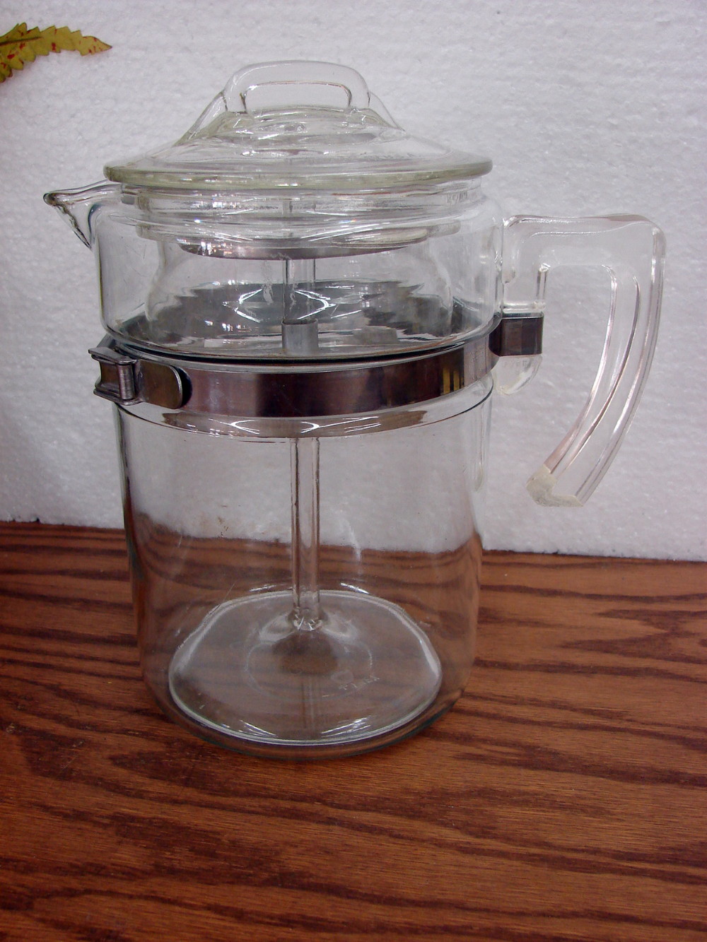 Vintage PYREX 7754 Flameware Glass Coffee Percolator Pot 2-4 Cup -   Log Cabin Decor