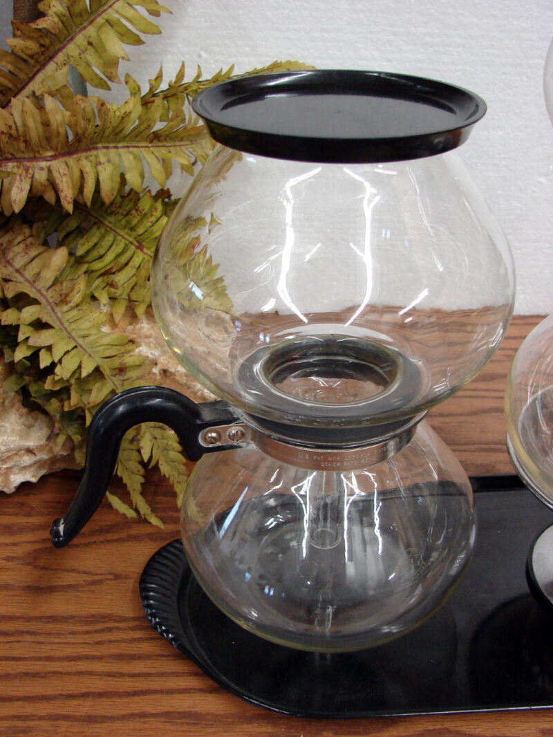 Vintage Silex PYREX Vacuum Double Bubble Glass Coffee Percolator Set, Moose-R-Us.Com Log Cabin Decor