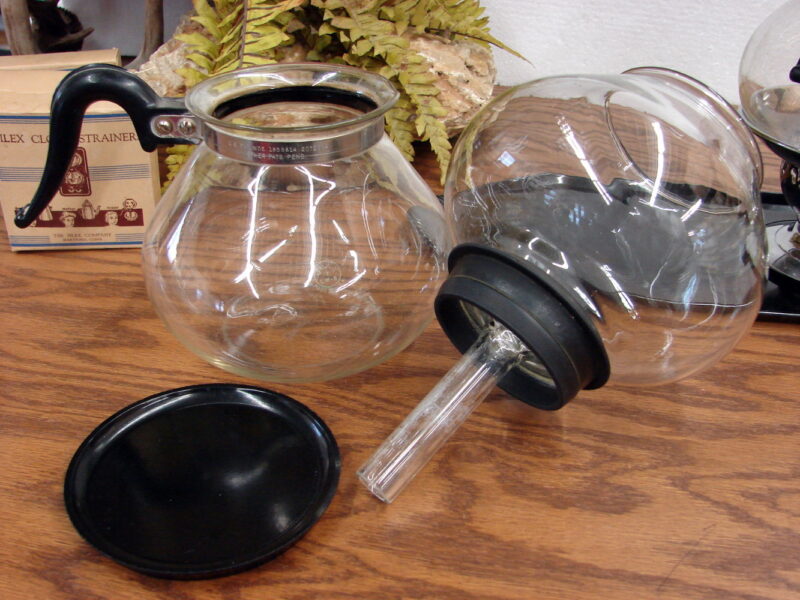 Vintage Silex PYREX Vacuum Double Bubble Glass Coffee Percolator Set, Moose-R-Us.Com Log Cabin Decor