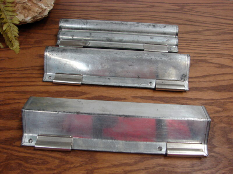 Vintage Hinged Metal Ateco Ice Box Cookie Moulds Refrigerator Cookie Dough, Moose-R-Us.Com Log Cabin Decor