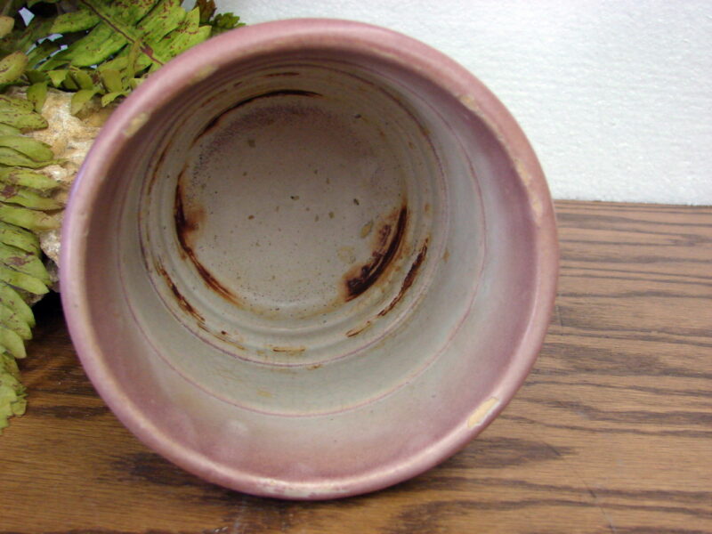 Vintage Unknown Matte Pottery Pastel Planter McCoy Hull Ohio Stoneware, Moose-R-Us.Com Log Cabin Decor