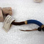 Authentic Native American Indian Navajo Copper Tiny Upright "S" Social Pipe - Image 2