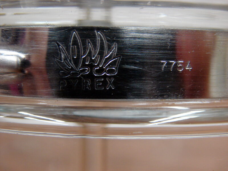 Vintage Pyrex 7754 Flameware Glass Coffee Percolator Pot 4 Cup Amish Estate, Moose-R-Us.Com Log Cabin Decor