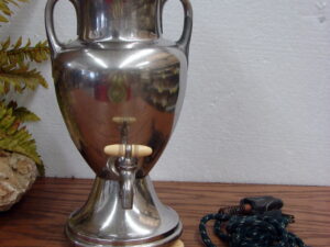 Vintage Air Pump Coffee Server airpumper Red Black Abstract w/ Box, Moose-R-Us.Com Log Cabin Decor