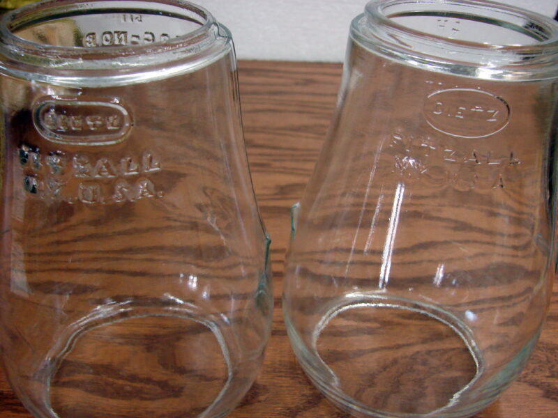 Antique Clear Lantern Globe Dietz H 511 4H No 0 DL&#038;S Co Lamp Part, Moose-R-Us.Com Log Cabin Decor