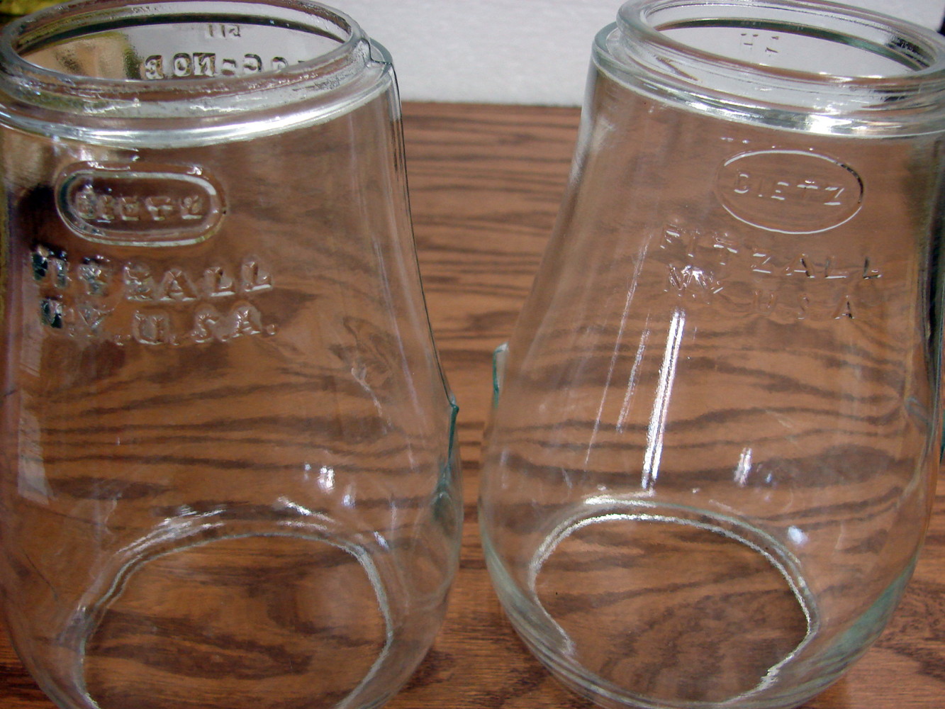 Antique Clear Lantern Globe Dietz H 511 4H No 0 DL S Co Lamp Part