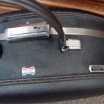 Vintage American Tourister Round Suitcase Luggage Tiara Train Hat Box - Image 2